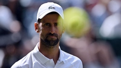 In second set, Djokovic resistance fell at 3-3. (AFP) In second set, Djokovic resistance fell at 3-3. (AFP)