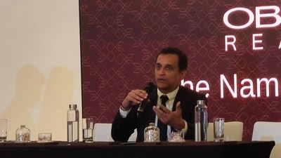 Explaining the decision to launch Three Sixty North in Gurugram amid geopolitical uncertainty, Oberoi Realty Chairman and Managing Director Vikas Oberoi said periods of global disruption often create a 'spring effect' that unlocks new opportunities rather than derailing long-term growth. (Mehul R Thakkar/HT Photo )