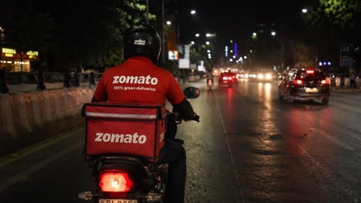 The Zomato rider was completely drenched when he reached the customer (Representational image). (Unsplash) The Zomato rider was completely drenched when he reached the customer (Representational image). (Unsplash)