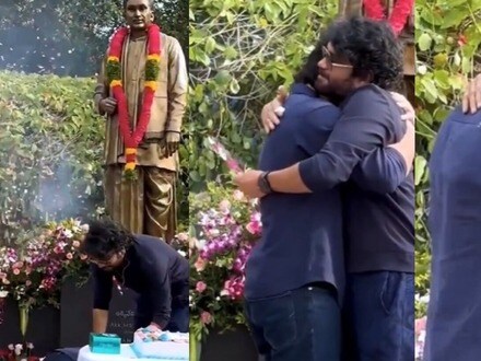 Akhil Nagarjuna: నాగార్జున కాళ్లపై పడి వెక్కి వెక్కి ఏడ్చిన అఖిల్.. తండ్రిని గట్టిగా హగ్ చేసుకొని ఎమోషనల్.. వీడియో