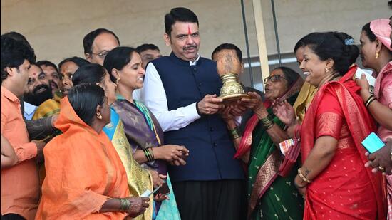 A CAG report has cautioned the Maharashtra government on its financial sustainability, pointing to large spends in the Mukhyamantri Majhi Ladki Bahin Yojana (HT/Anshuman Poyrekar)