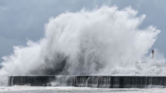 The typhoon's current northwest track would take it over some remote Japanese islands before passing north of Taiwan on Saturday. (AFP)