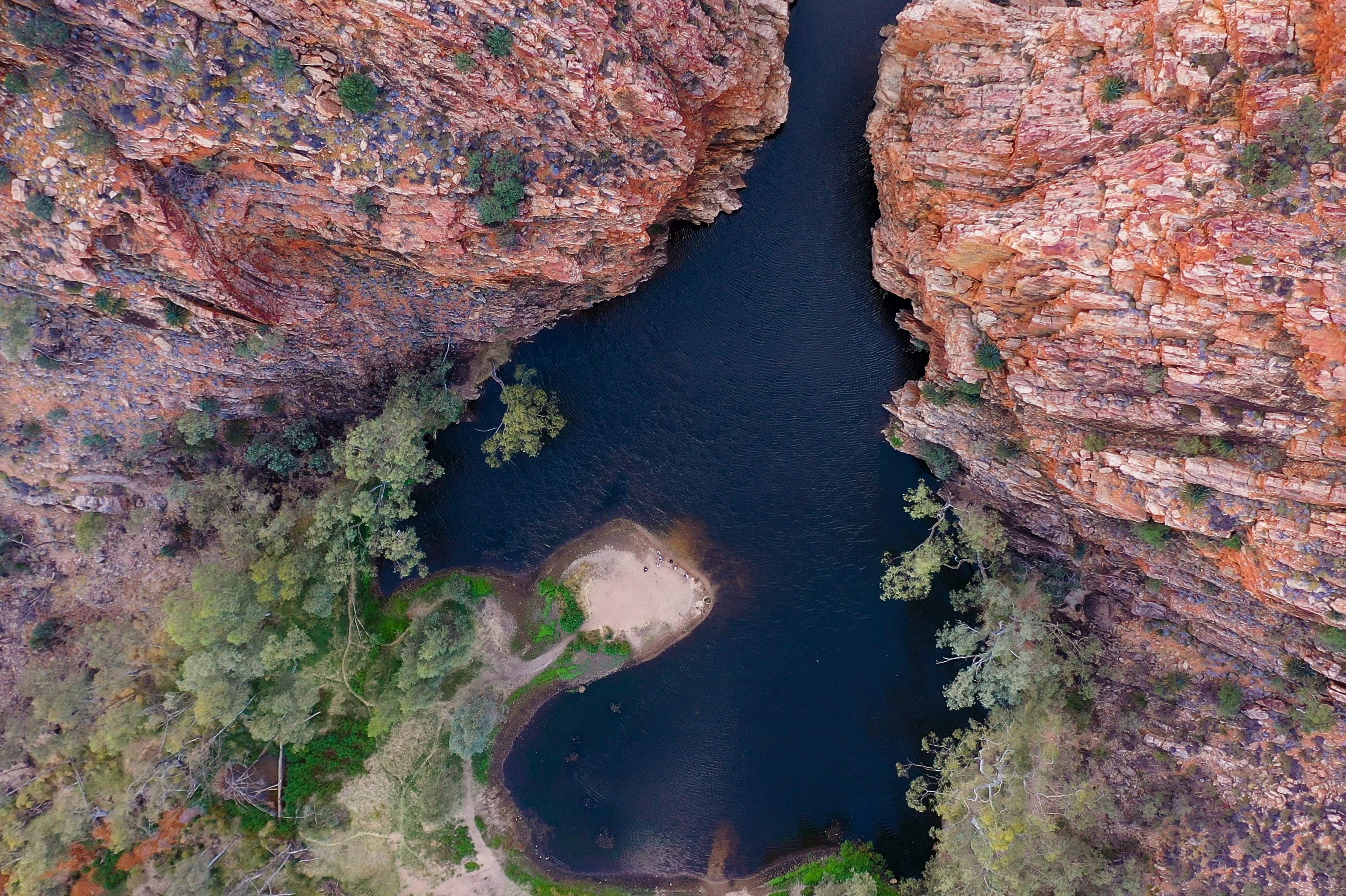 Ellery Creek Big Hole in the Northern Territory is a must-visit for couples. (Tourism Australia) Ellery Creek Big Hole in the Northern Territory is a must-visit for couples. (Tourism Australia)