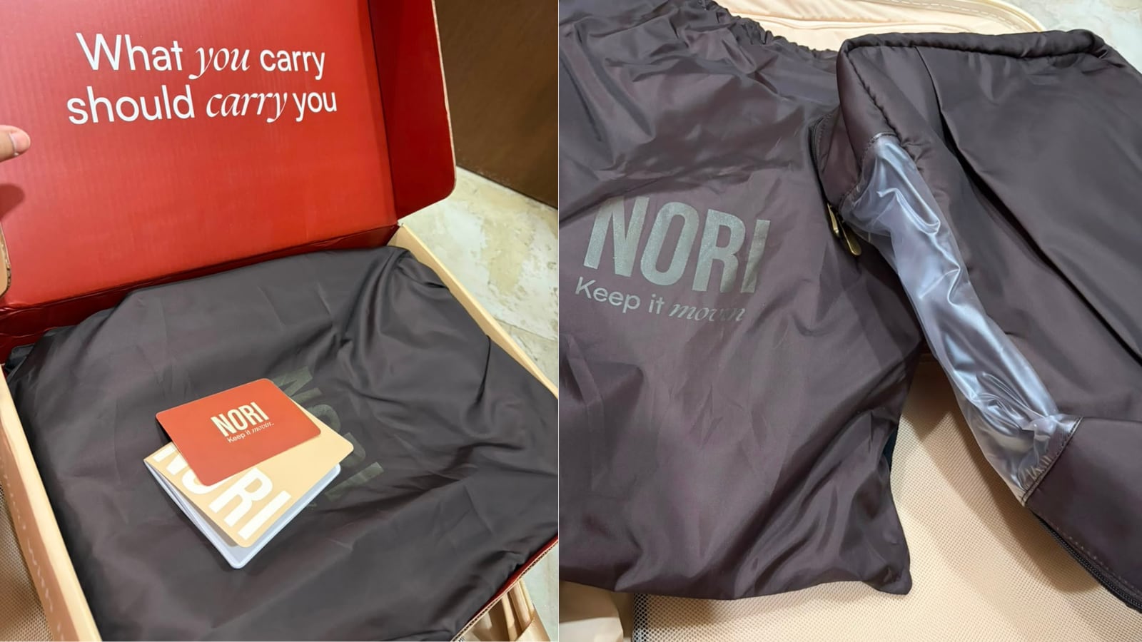 NORI packing cubes (Hindustan Times) NORI packing cubes (Hindustan Times)