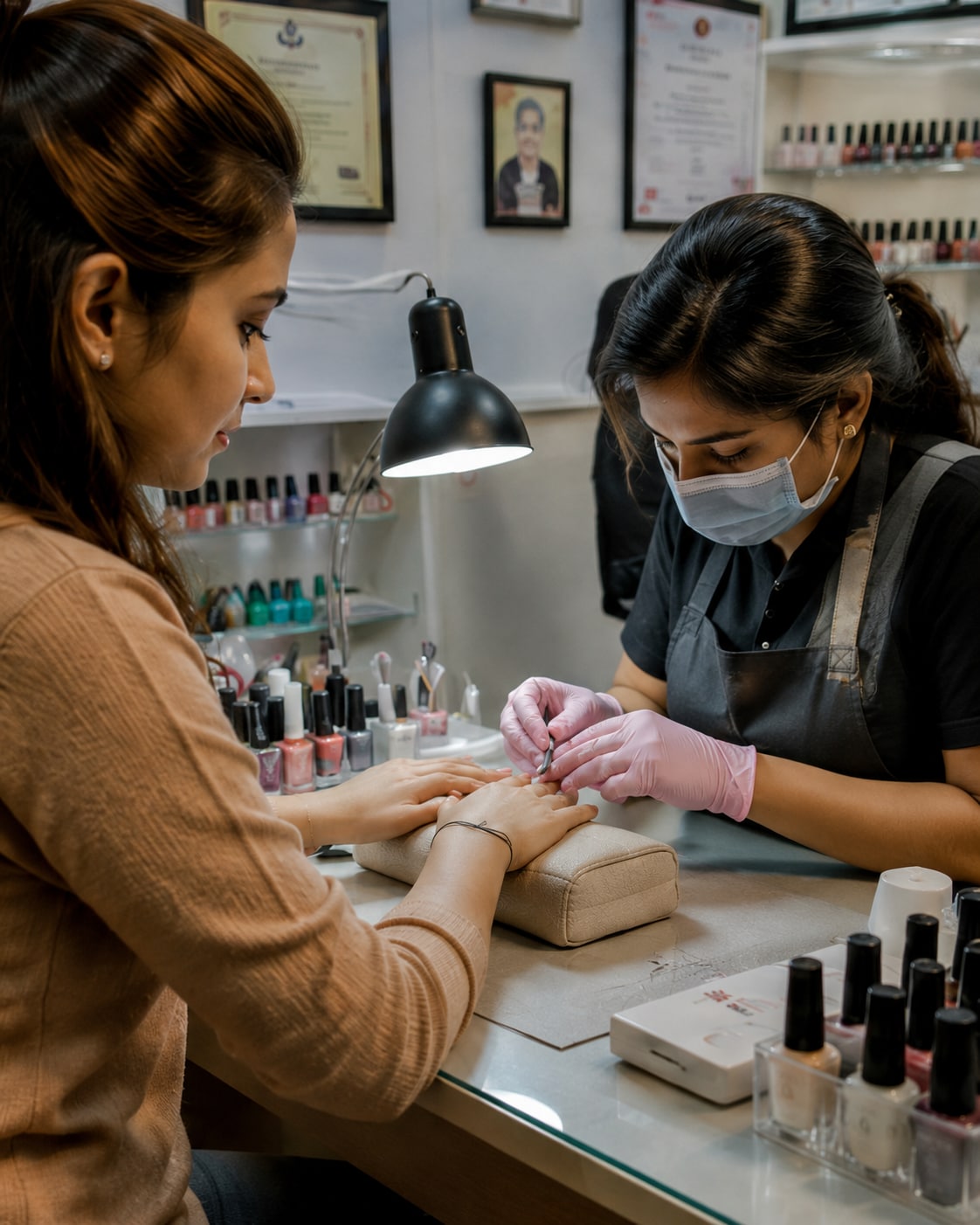 As per industry data, India is a key market for the nail art industry, with Asia-Pacific being the largest region in the nail salon market in 2025. (Photo: Generated using ChatGPT (For representational purposes only)) As per industry data, India is a key market for the nail art industry, with Asia-Pacific being the largest region in the nail salon market in 2025. (Photo: Generated using ChatGPT (For representational purposes only))