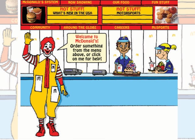The Web Design Museum has preserved snapshots of the awkward first versions of websites. (WEB DESIGN MUSEUM) The Web Design Museum has preserved snapshots of the awkward first versions of websites. (WEB DESIGN MUSEUM)