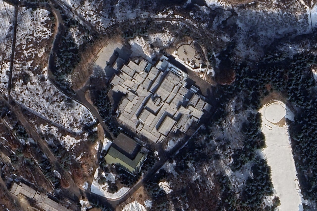 A Pyongyang mansion belonging to Kim, pictured in early 2024. A Pyongyang mansion belonging to Kim, pictured in early 2024.