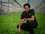 “The biggest myth we grew up with is that farming is timeless,” says Arvind Narayanan (in pic), co-founder of Growize Farms. (HT)