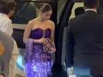 Alia Bhatt arrives for Akansha Ranjan's wedding. 