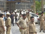 A seven-year-old girl’s body was found at an under-construction mall in Ghaziabad’s Raj Nagar Extension (Photograph by Sakib Ali)
