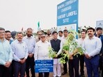 Chandigarh administrator Gulab Chand Kataria during a plantation drive on Friday. (HT photo) Chandigarh administrator Gulab Chand Kataria during a plantation drive on Friday. (HT photo)