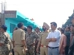 A high number of police personnel have been deploued to maintain peace in Madhya Pradesh's Datia.