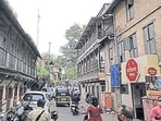 Pune, India - Sept. 20, 2021: Old wadas at Kasba peth area in Pune, India, on Monday, September 20, 2021. (Photo by Rahul Raut/HT PHOTO)