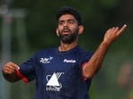 Saurabh Netravalkar has picked up 10 wickets in seven matches so far in this year's MLC season.(Washington Freedom/X)
