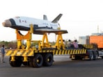 Isro's winged vehicle in the RLV programme.