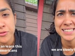The woman compared holiday habits in India and the United States.