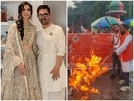 Aamir Khan Love Jihad: ఆమిర్ ఖాన్ మూడో పెళ్లిపై భజరంగ్ దళ్ రచ్చ.. లవ్ జిహాద్ అంటూ దిష్టిబొమ్మల దహనం