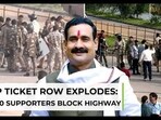 Protesters Vs police on cam, BJP leader supporters block NH-44 for 12 hours