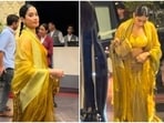 Janhvi Kapoor attends Akansha Ranjan Kapoor's wedding festivities. 