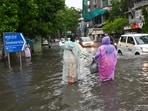 With heavy monsoon, flooded streets in Mumbai pose serious health risks, including infections. 