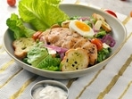 This Japanese-inspired egg chicken salad.