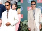 Virgil van Dijk and Rami Malek