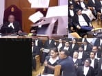 The court took up the matter in his absence and dismissed the appeal finding no ground to interfere with the high court order. The court took up the matter in his absence and dismissed the appeal finding no ground to interfere with the high court order.