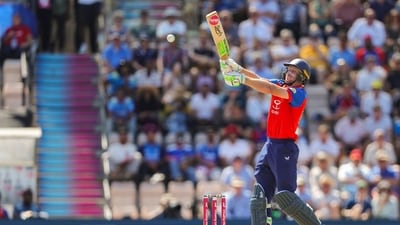 Jos Buttler slammed 131 runs off 64 balls, packed with 12 fours and eight sixes. (ANI Pic Service) Jos Buttler slammed 131 runs off 64 balls, packed with 12 fours and eight sixes. (ANI Pic Service)
