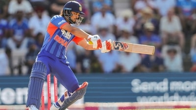 Ishan Kishan (56) ad Tilak Varma (53) got half-centuries. (ANI Pic Service) Ishan Kishan (56) ad Tilak Varma (53) got half-centuries. (ANI Pic Service)