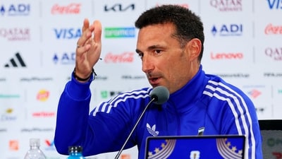 Lionel Scaloni has set the record straight on the allegations of favoritism. (Getty Images via AFP)