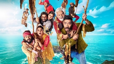 Dhamaal 4 box office collection day 1: A still from Ajay Devgn film. Dhamaal 4 box office collection day 1: A still from Ajay Devgn film.