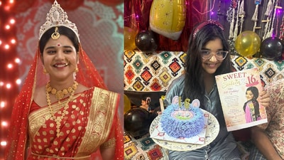 ‘দেবী মা’র আদরের কুসুম পা দিল ১৬-য়, পরনে রাতপোশাক, মাঝরাতে কেক কেটে উদযাপন তনিষ্কার ‘দেবী মা’র আদরের কুসুম পা দিল ১৬-য়, পরনে রাতপোশাক, মাঝরাতে কেক কেটে উদযাপন তনিষ্কার