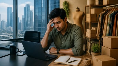 Building a business often comes with financial sacrifices. (Representative Image)