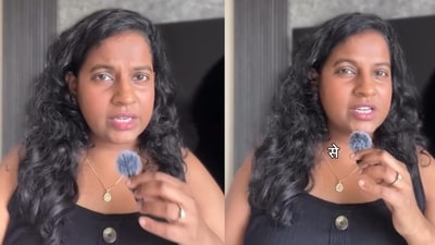 A woman said earning ₹1 lakh a month felt safe but could make people stop chasing bigger goals. (Instagram/nidhi_kushwaa) A woman said earning ₹1 lakh a month felt safe but could make people stop chasing bigger goals. (Instagram/nidhi_kushwaa)
