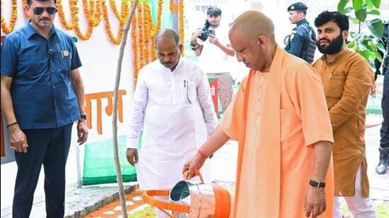 Chief minister Yogi Adityanath is expected to appeal to people to actively participate in the campaign and contribute towards environmental conservation and the expansion of green cover across the state (FILE PHOTO)