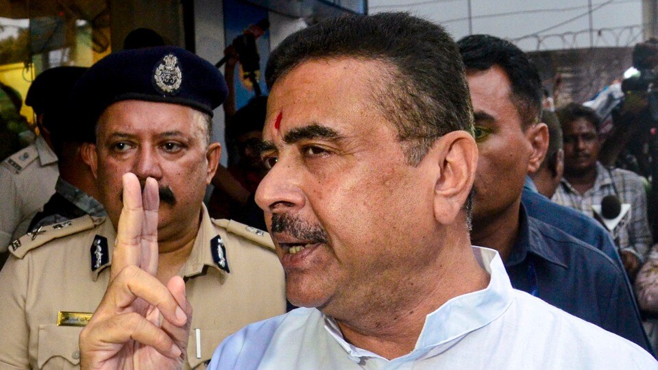 বারুইপুরে গণপিটুনিতে হত্যার পিছনে মৌলবাদী শক্তির হাত থাকতে পারে, দাবি করলেন শুভেন্দু অধিকারী। (ফাইল ছবি, সৌজন্যে পিটিআই)
