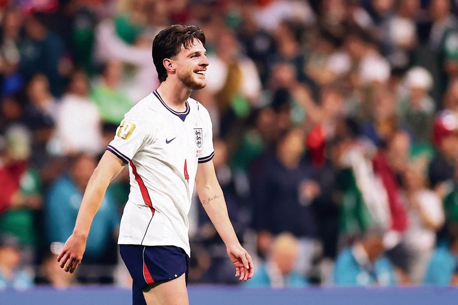 England midfielder, Declan Rice. (Photo: Eloisa Sanchez/ REUTERS) England midfielder, Declan Rice. (Photo: Eloisa Sanchez/ REUTERS)