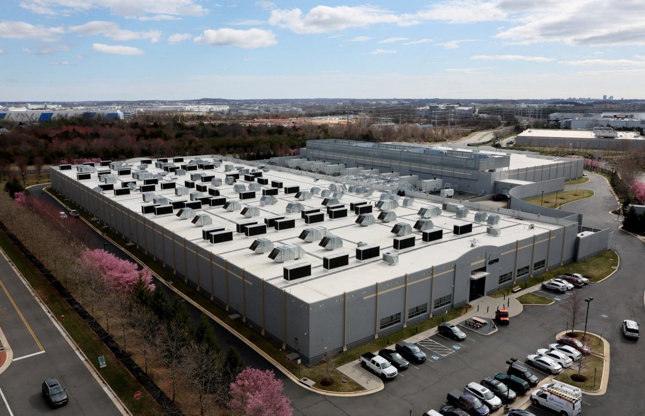 A data center in Ashburn, Va. A data center in Ashburn, Va.
