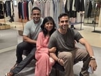 Revathi Kamath posted cheerful London photos with sons Nithin and Nikhil Kamath.