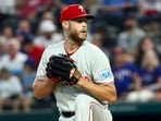 Philadelphia Phillies starting pitcher Zack Wheeler is away from the game due to a blood clot in 'upper right extremity'.