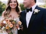 Jordan Belfrot with his daughter on her wedding day 