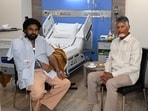 Pawan Kalyan recovering after 3.5-hour shoulder surgery; Chandrababu Naidu visits hospital.