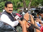 Bhopal: BJP leader Narottam Mishra speaks to the media after the party denied a ticket for the Datia assembly bypoll, in Bhopal, Madhya Pradesh, Saturday, July 11, 2026.