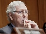 Sen. Mitch McConnell, R-Ky., listens during a Senate Committee on Appropriations subcommittee hearing on Capitol Hill in June 2025.(AP Photo/Mariam Zuhaib)