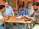 The Election Commission had directed that special camps be held at polling stations on July 11 and 12 for collection and digitisation of enumeration forms. (HT PHOTO)
