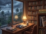 The best part of returning to Mumbai, apart from the monsoon rains, is being reunited with my bookshelves.