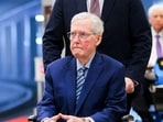 Mitch McConnell's statement photo with wife Elaine Chao has sparked online claims that it looks 'AI generated'