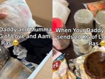 A woman in Canada unboxed a heartfelt parcel from her parents in India.
