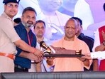 Uttar Pradesh chief minister Yogi Adityanath at an event in Kushinagar on July 11. (HT photo)