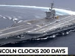 The USS Abraham Lincoln has set a modern U.S. Navy record after remaining continuously at sea for more than 200 days during operations spanning the South China Sea and the Arabian Sea.